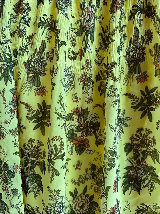 Max Studio Dresses & Skirts - Max Studio Yellow Floral Mini Skirt